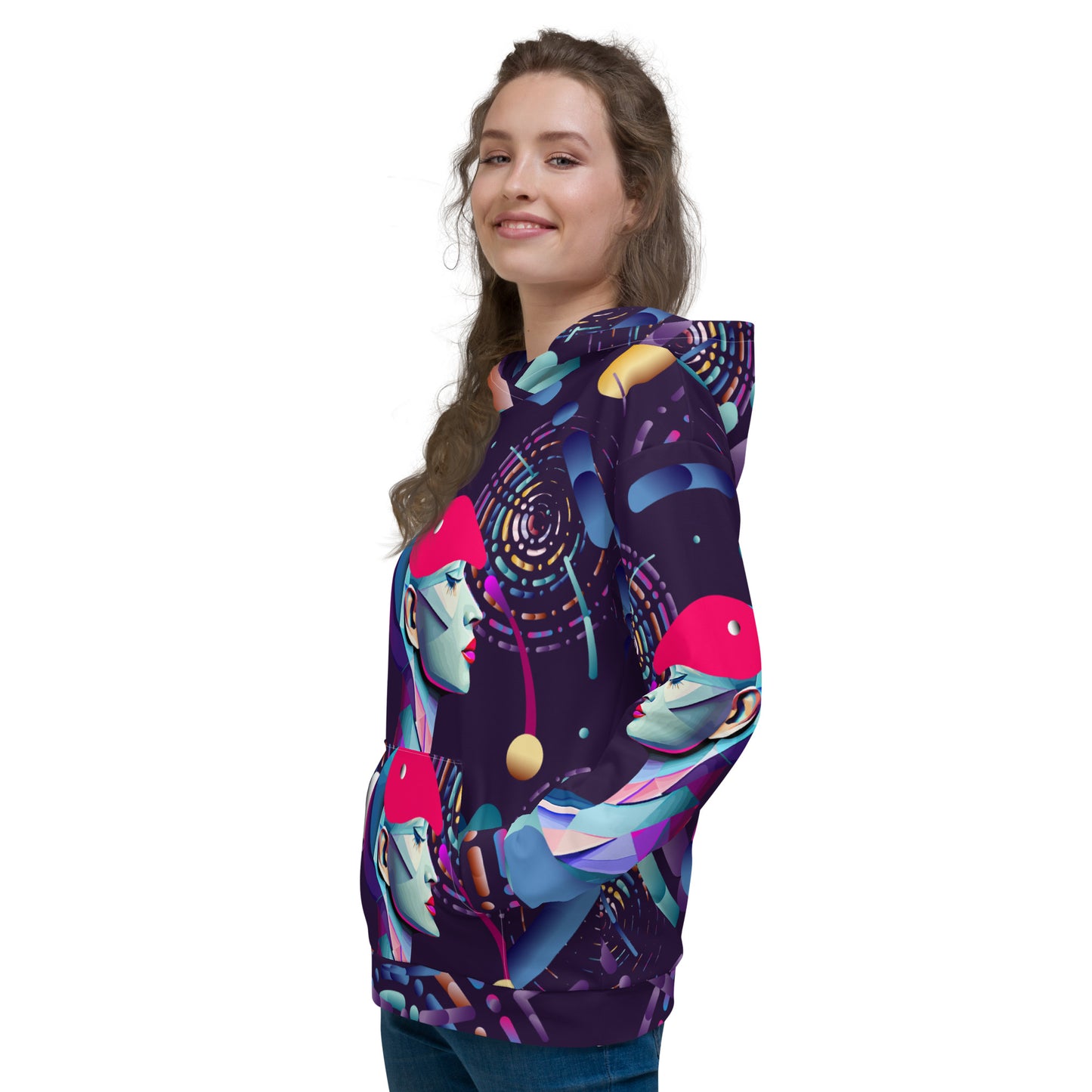 Unisex Hoodie Kukloso Abstracticon No 22 A - Free Shipping