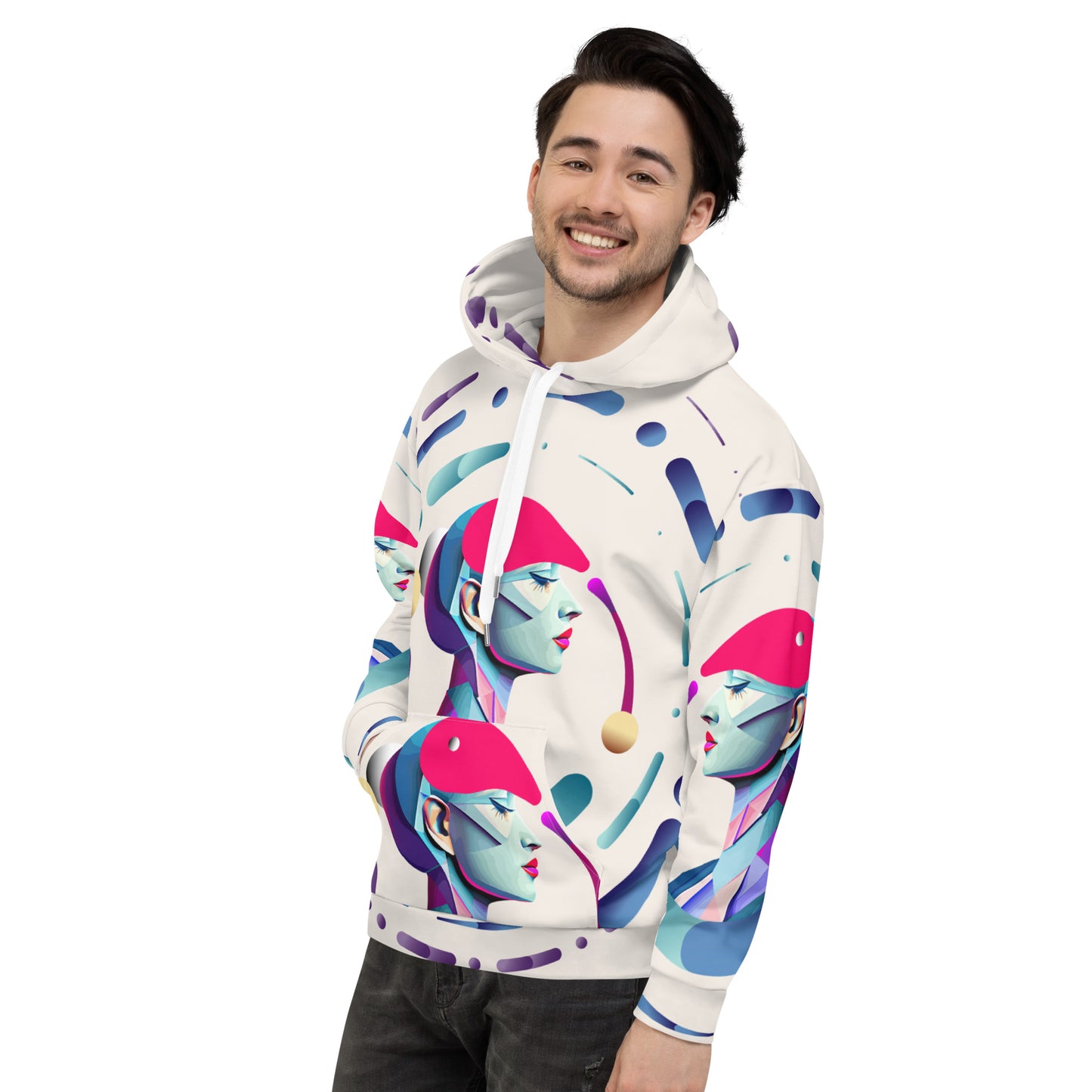 Unisex Hoodie Kukloso Abstracticon No 21 - Free Shipping