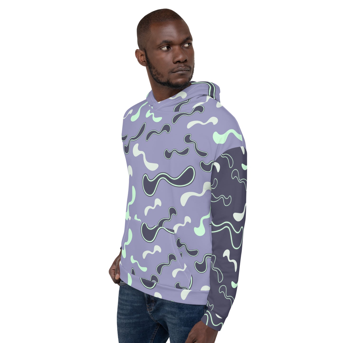 Unisex Hoodie Kukloso Color Maze No 3/4 - Free Shipping