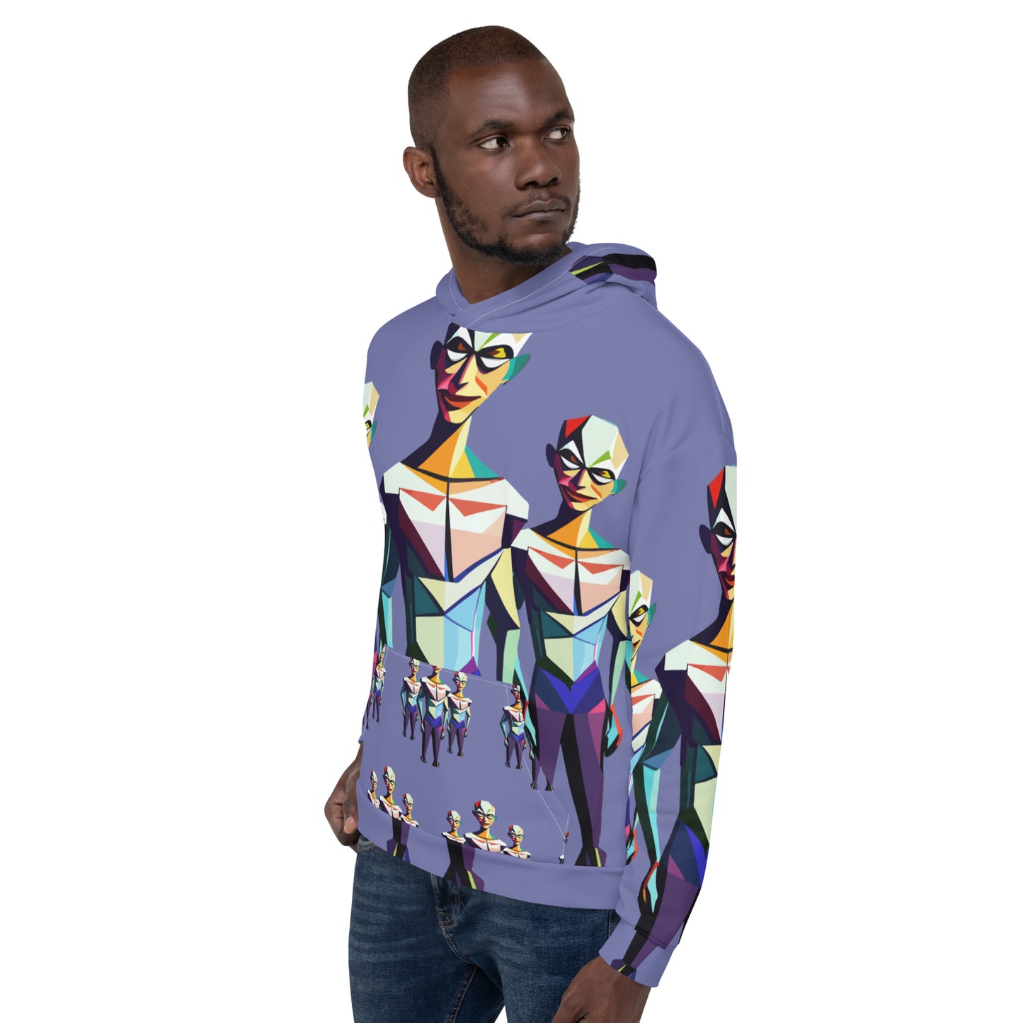 Unisex Hoodie Kukloso Space Faces No 2 - Free Shipping