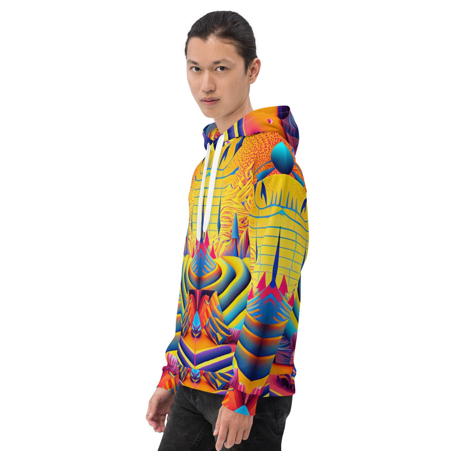 Unisex Hoodie Kukloso Cubist Dream No 37 - Free Shipping