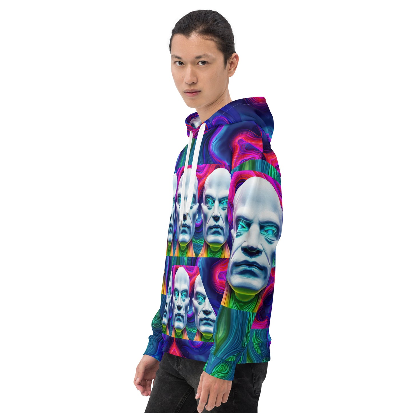 Unisex Hoodie Kukloso Space Faces No 16 - Free Shipping