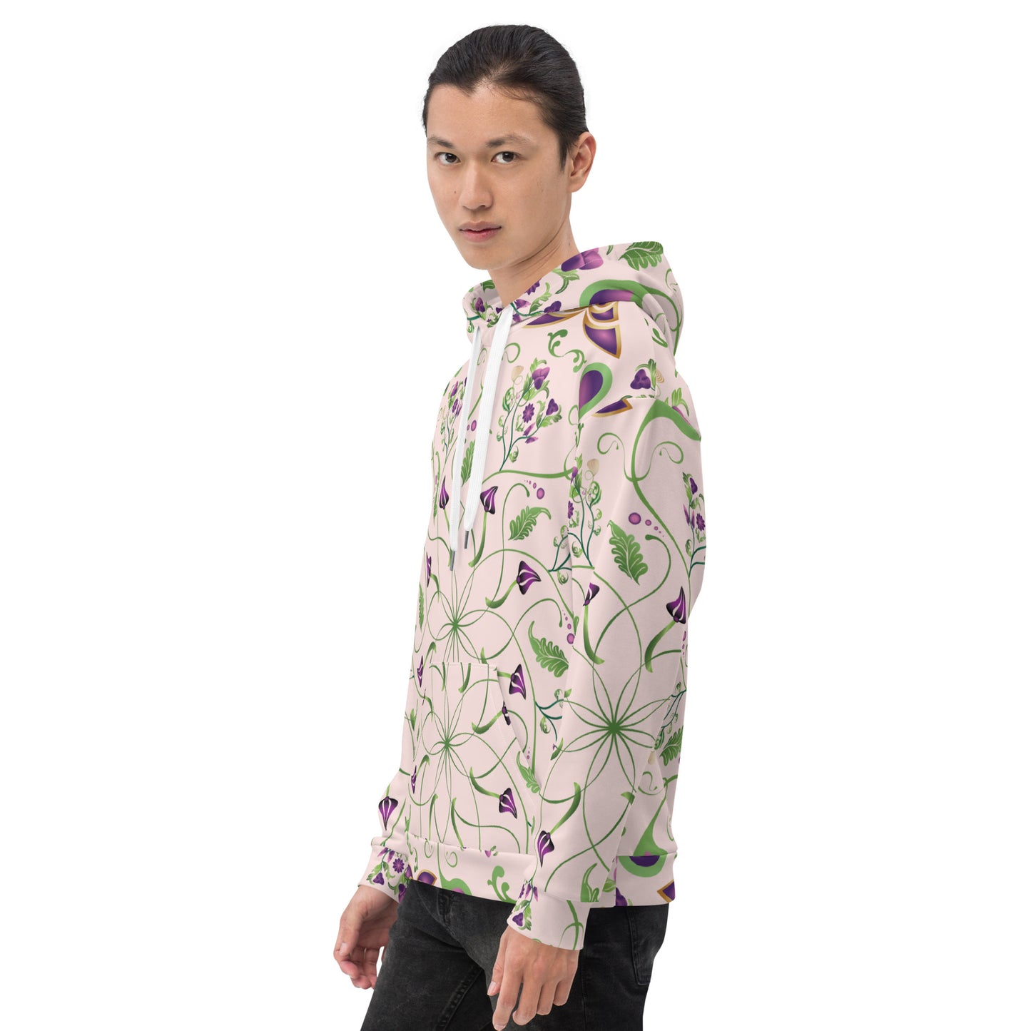 Unisex Hoodie Kukloso Melange de fleur No 6 A - Free Shipping