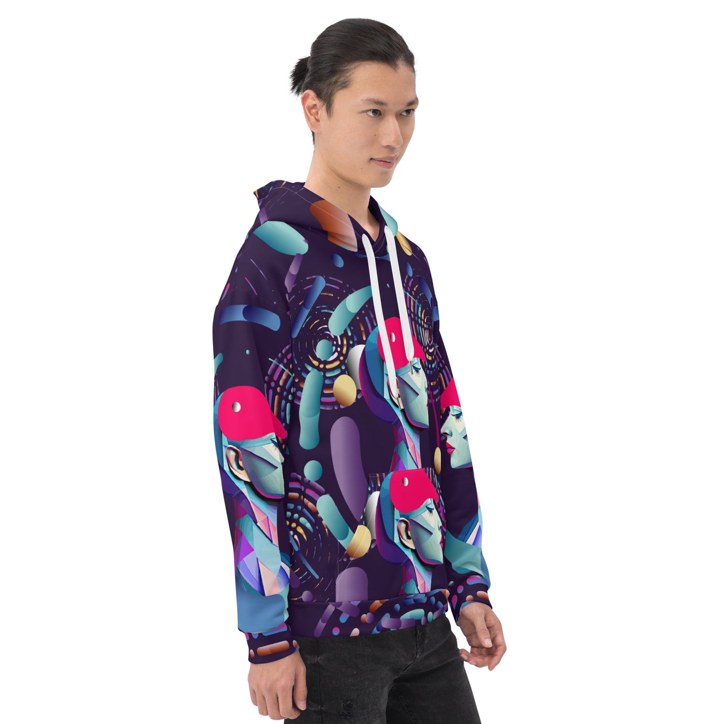 Unisex Hoodie Kukloso Abstracticon No 22 A - Free Shipping