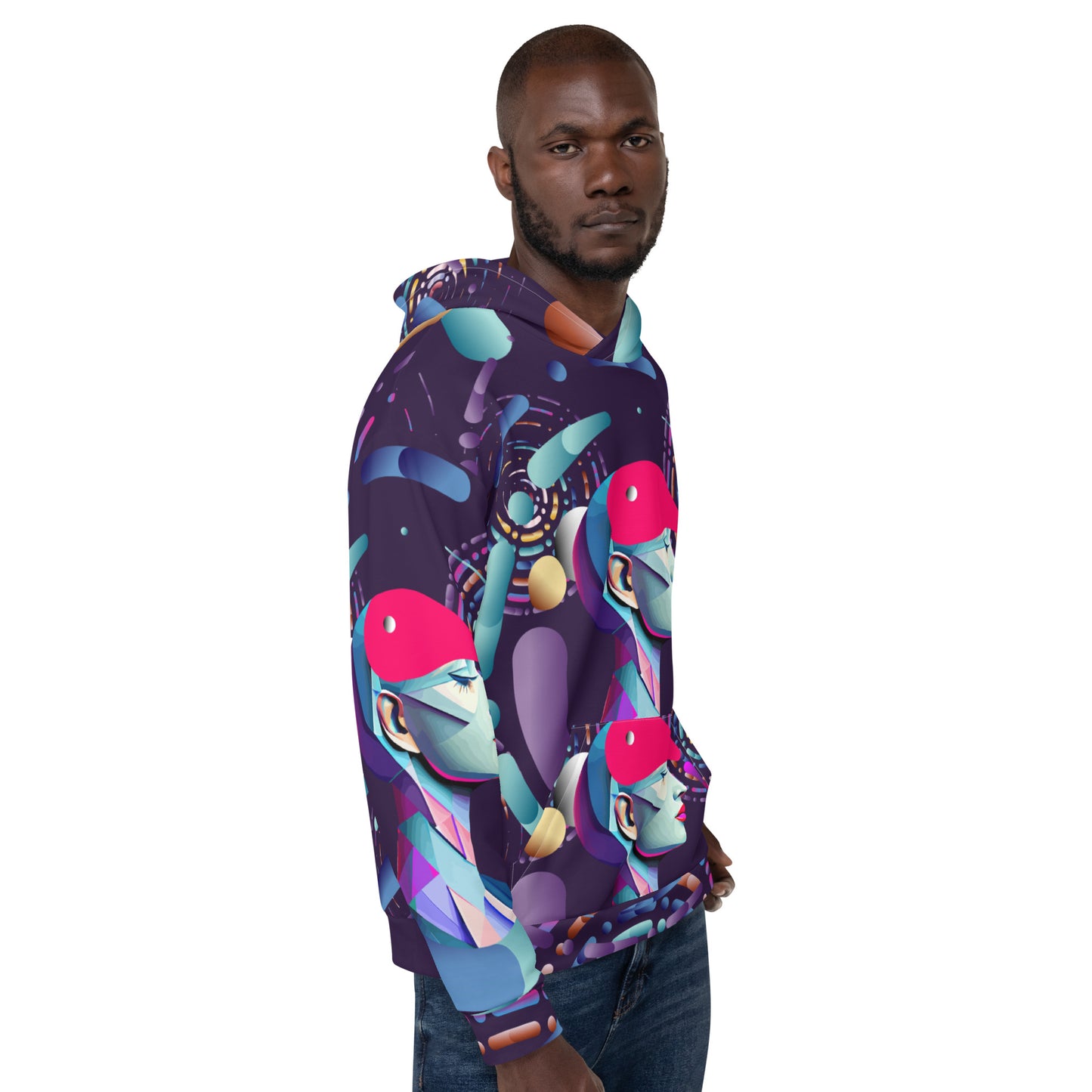 Unisex Hoodie Kukloso Abstracticon No 22 A - Free Shipping