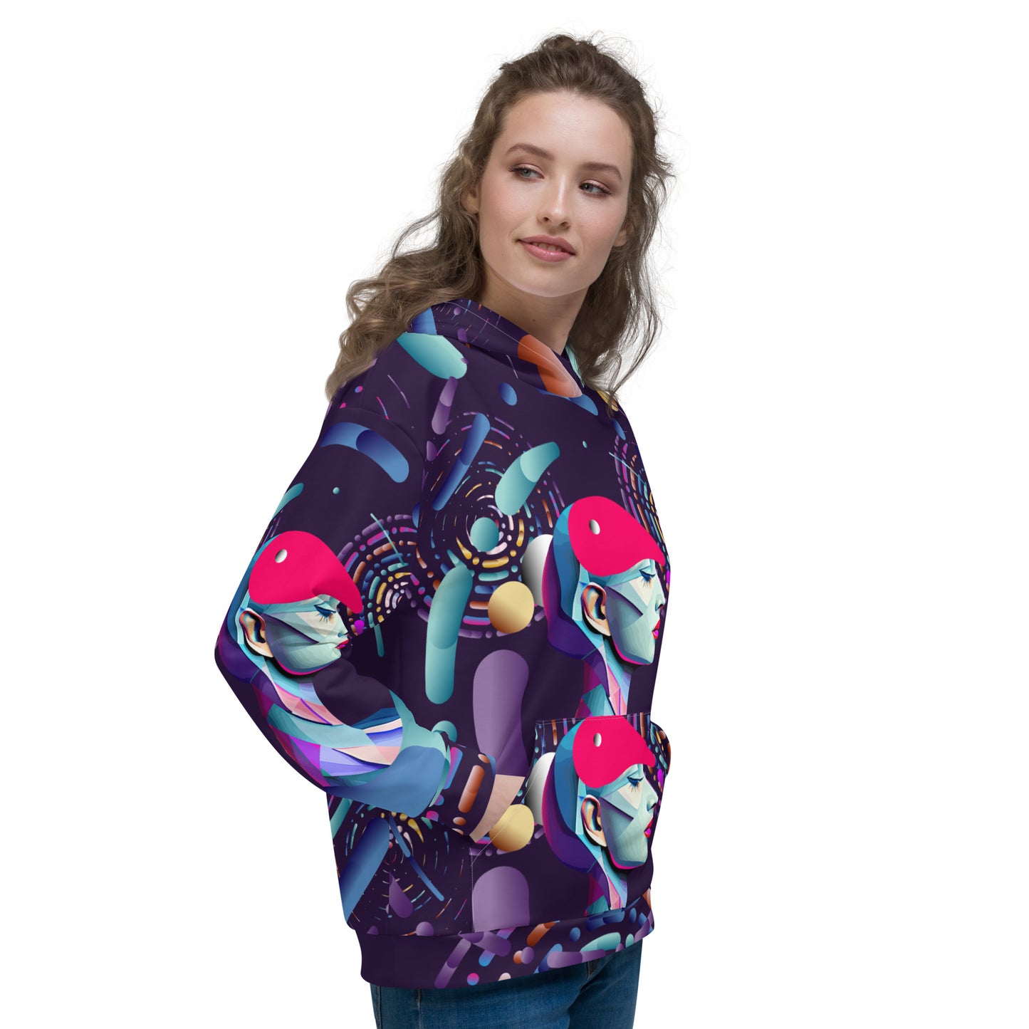 Unisex Hoodie Kukloso Abstracticon No 22 A - Free Shipping