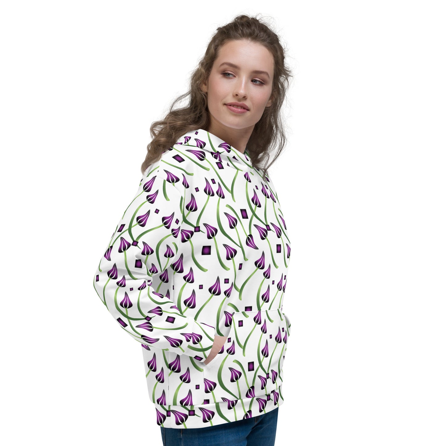 Unisex Hoodie  Kukloso Tulips No 1 - Free Shipping