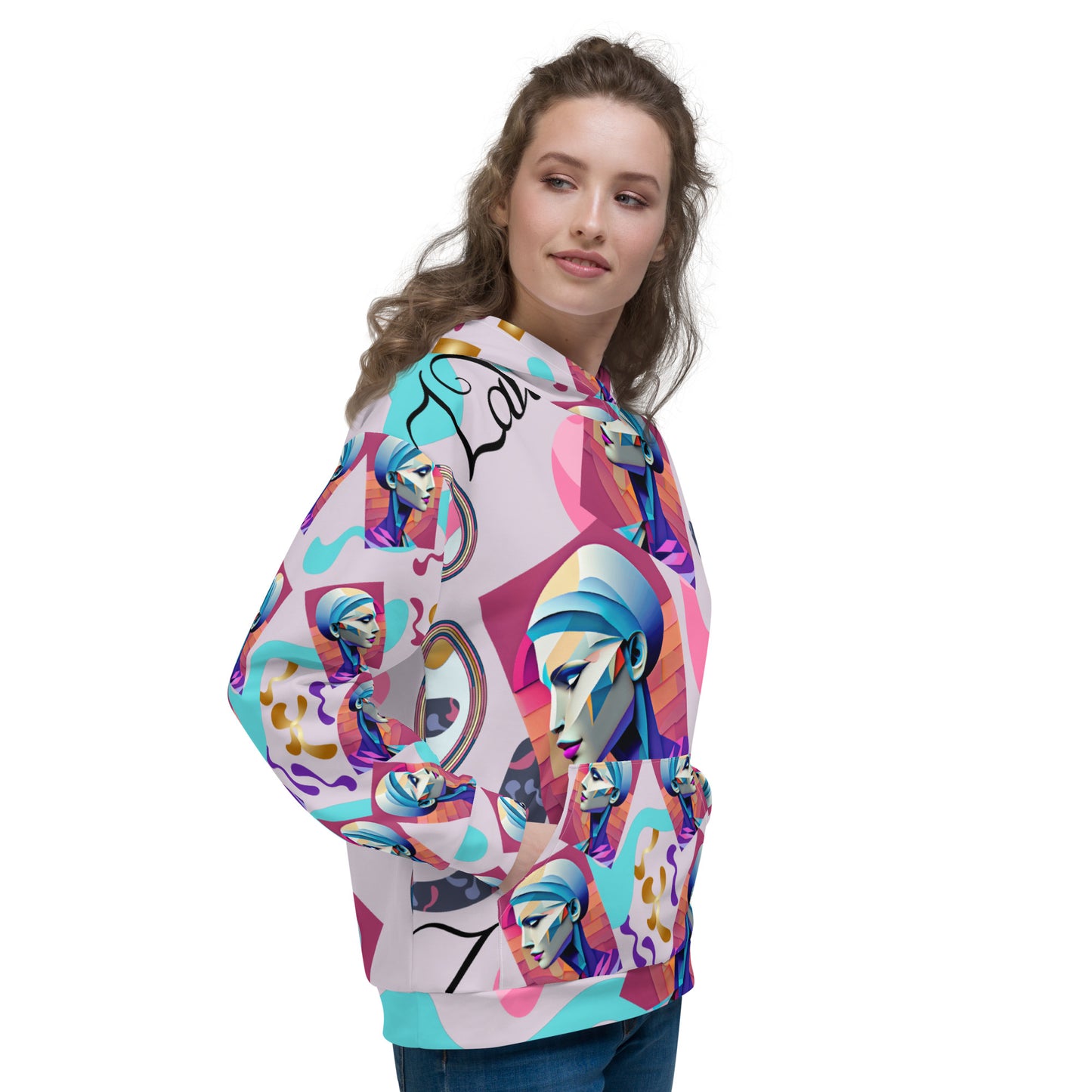 Unisex Hoodie Kukloso Color Maze No 3/4 - Free Shipping