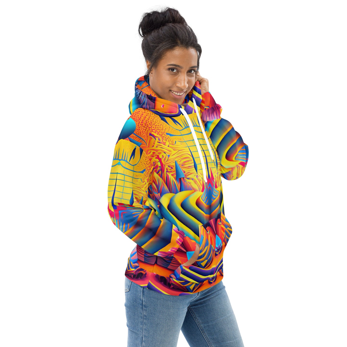 Unisex Hoodie Kukloso Cubist Dream No 37 - Free Shipping