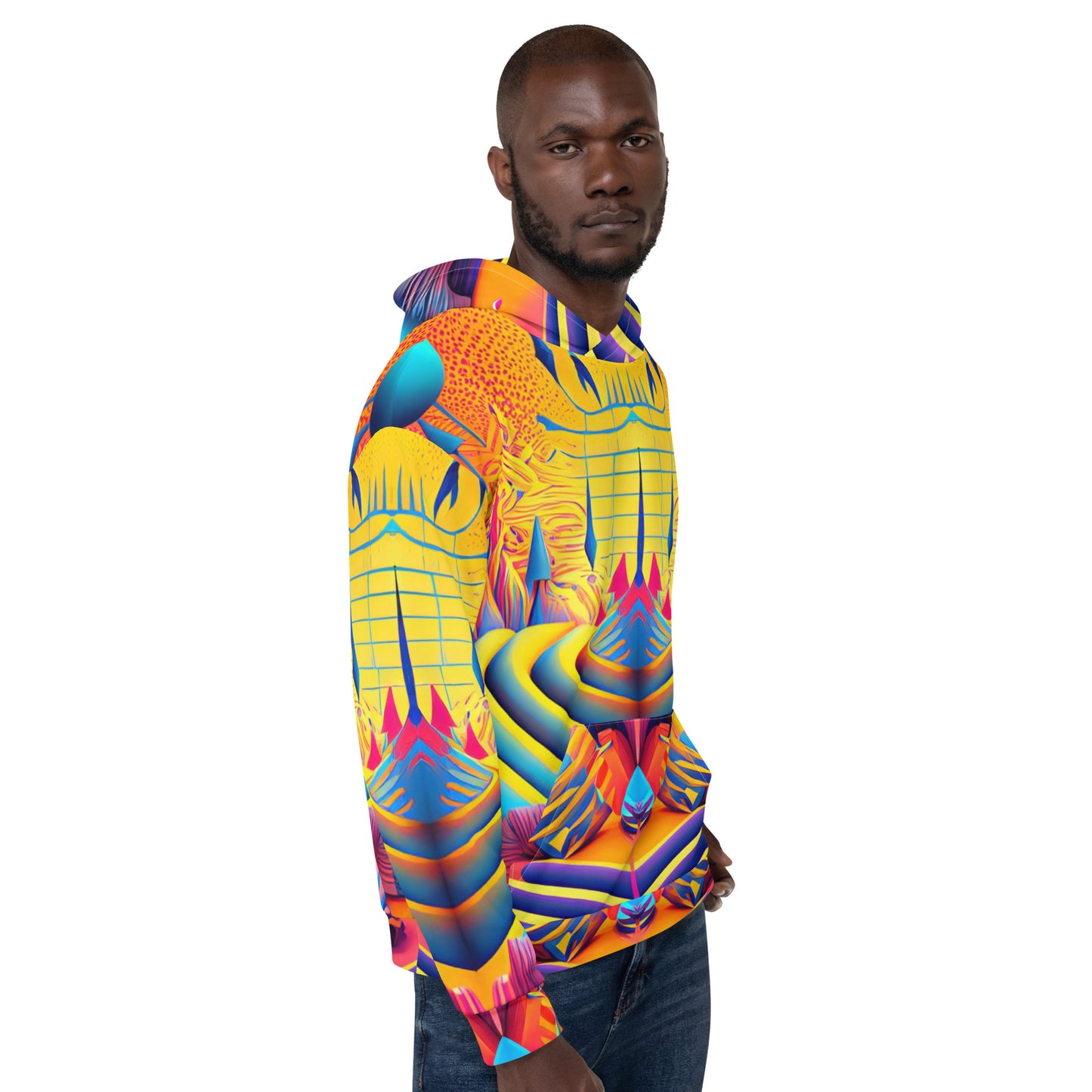 Unisex Hoodie Kukloso Cubist Dream No 37 - Free Shipping