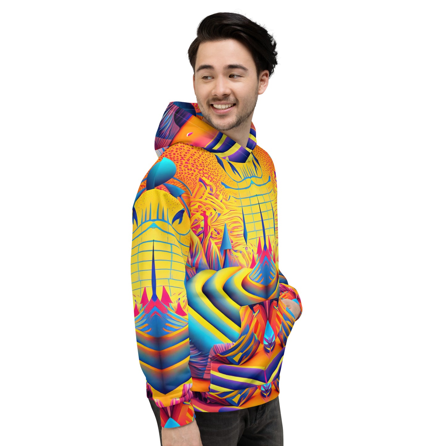 Unisex Hoodie Kukloso Cubist Dream No 37 - Free Shipping