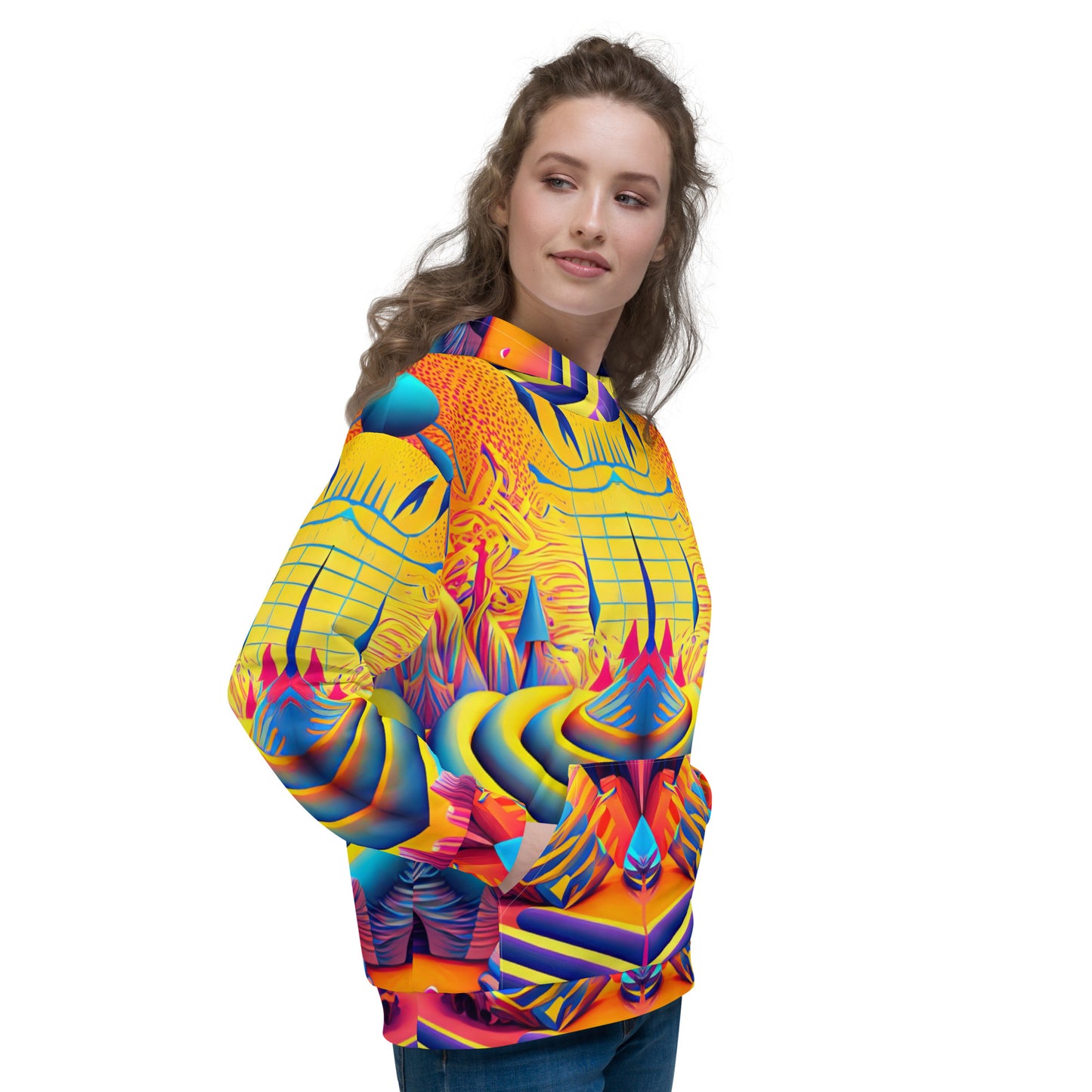 Unisex Hoodie Kukloso Cubist Dream No 37 - Free Shipping