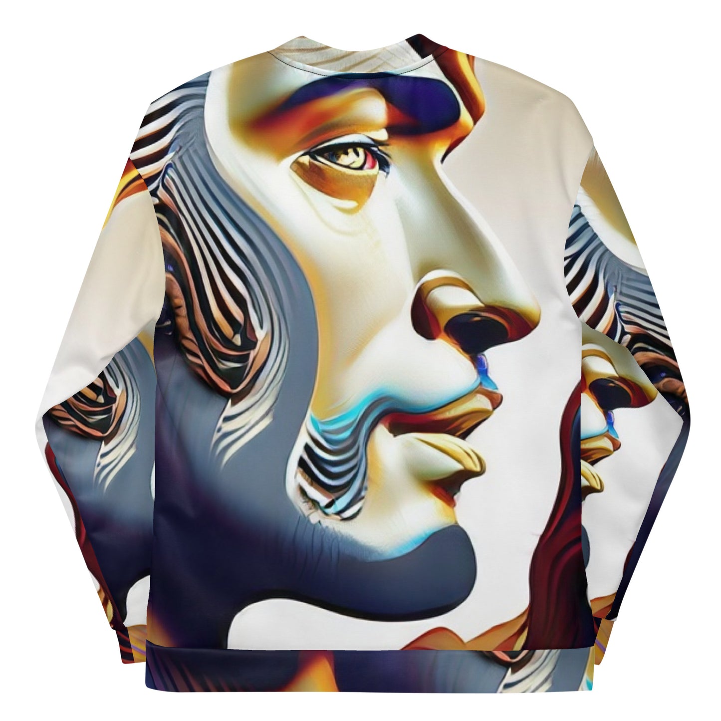 Unisex Bomber Jacket Kukloso Cubist Faces No 19 Free Shipping