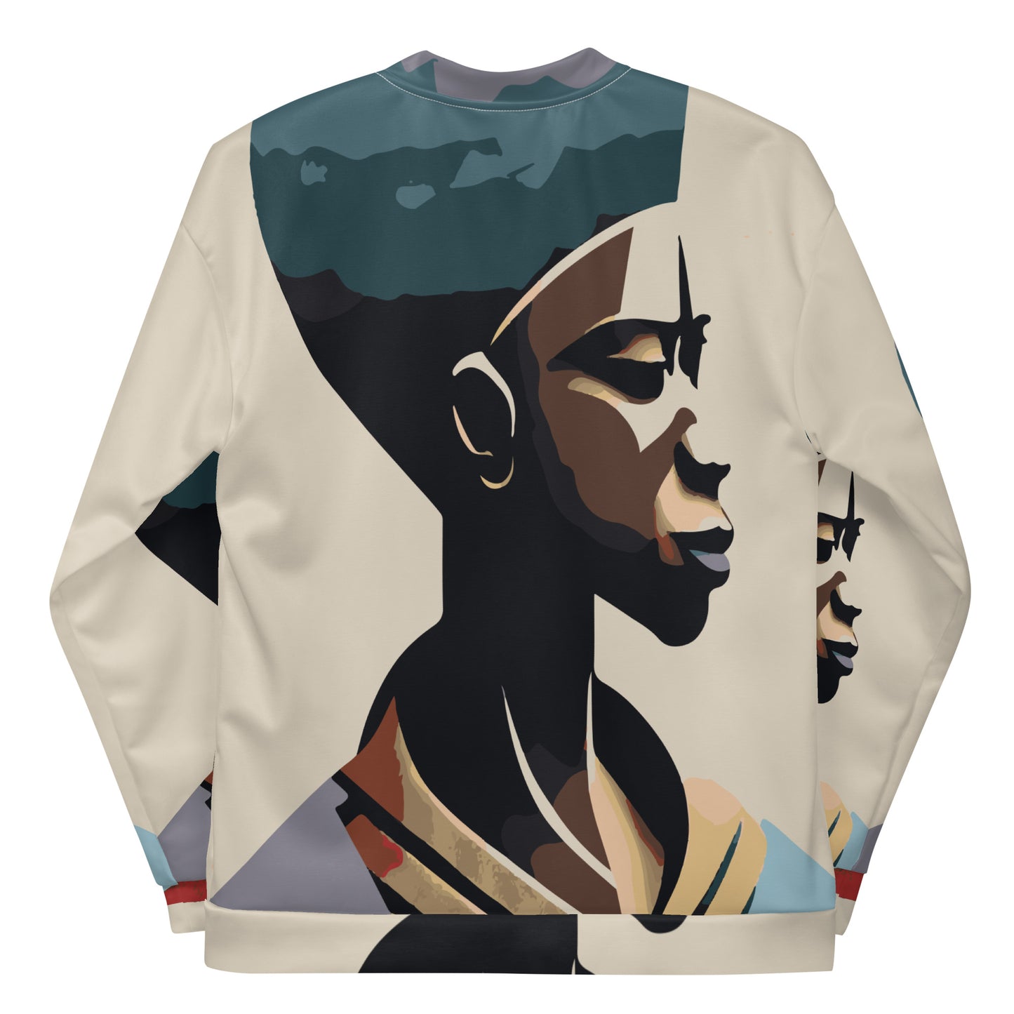 Unisex Bomber Jacket Kukloso Cubist Faces No 20 Free Shipping