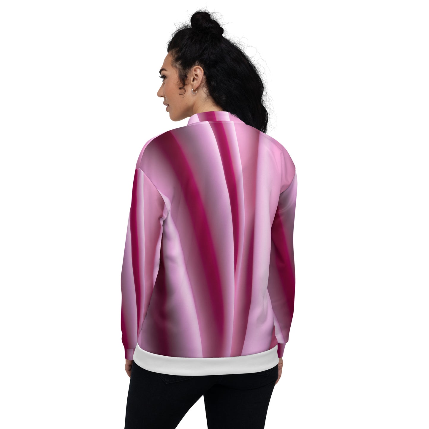 Unisex Bomber Jacket Kukloso Color Flow No 24 - Free Shipping