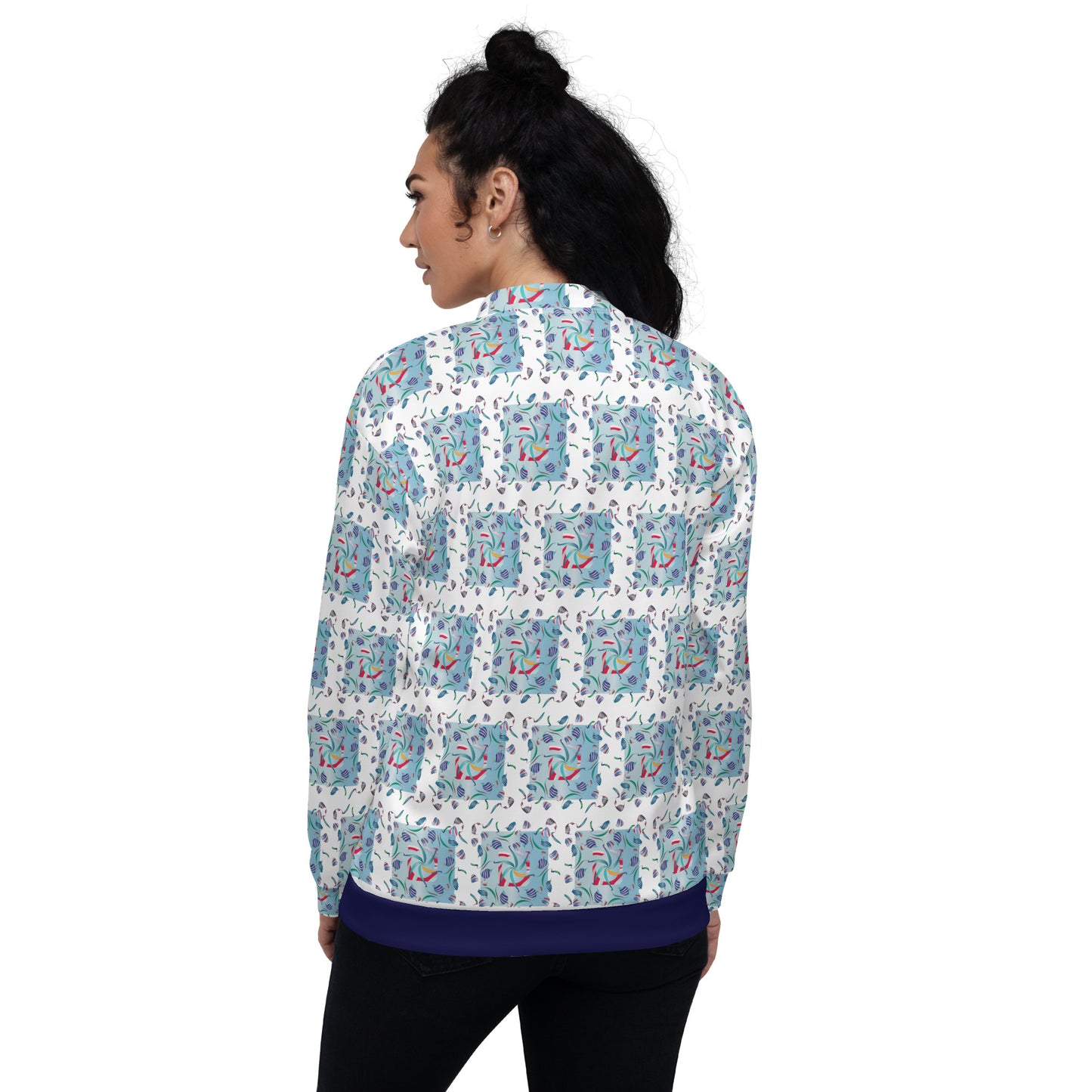 Unisex Bomber Jacket Kukloso Whimsical No 10 A Free Shipping