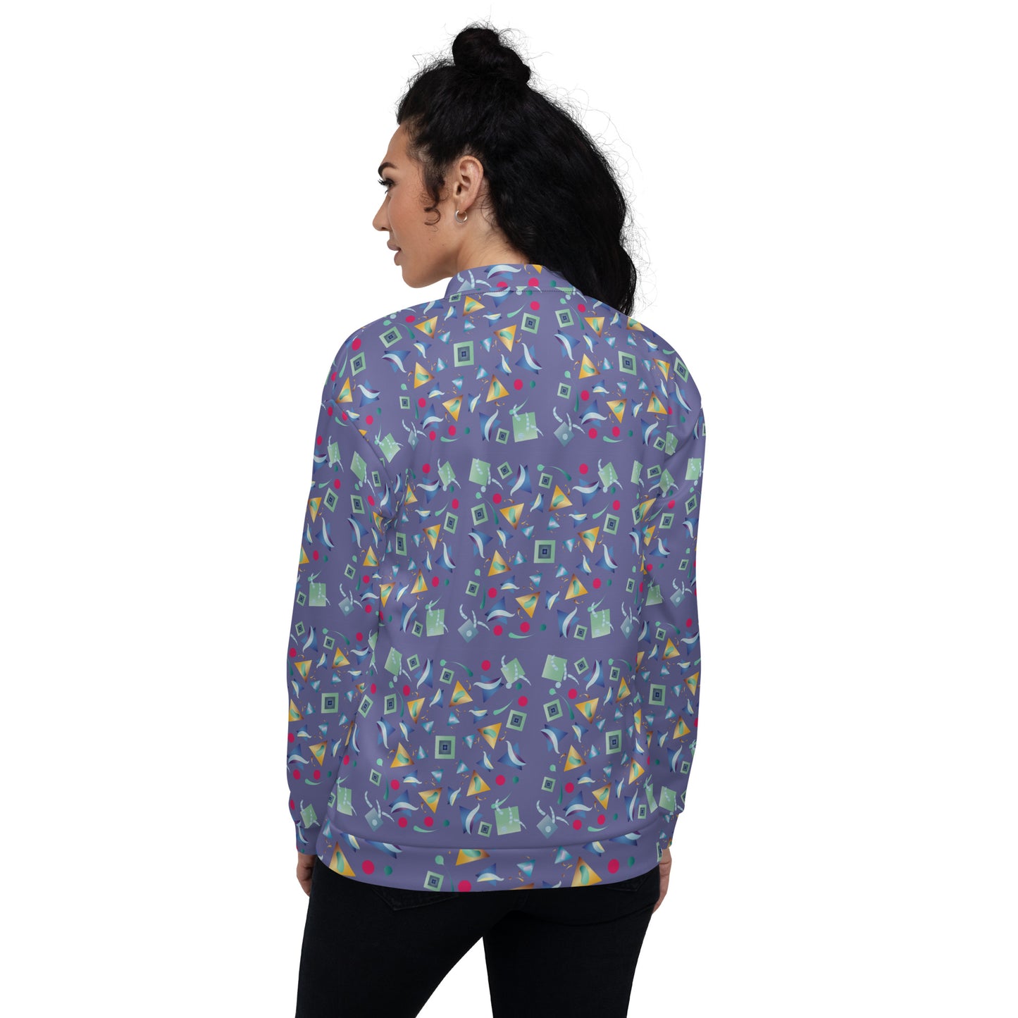 Unisex Bomber Jacket Kukloso Whimsical No 11 C Free Shipping