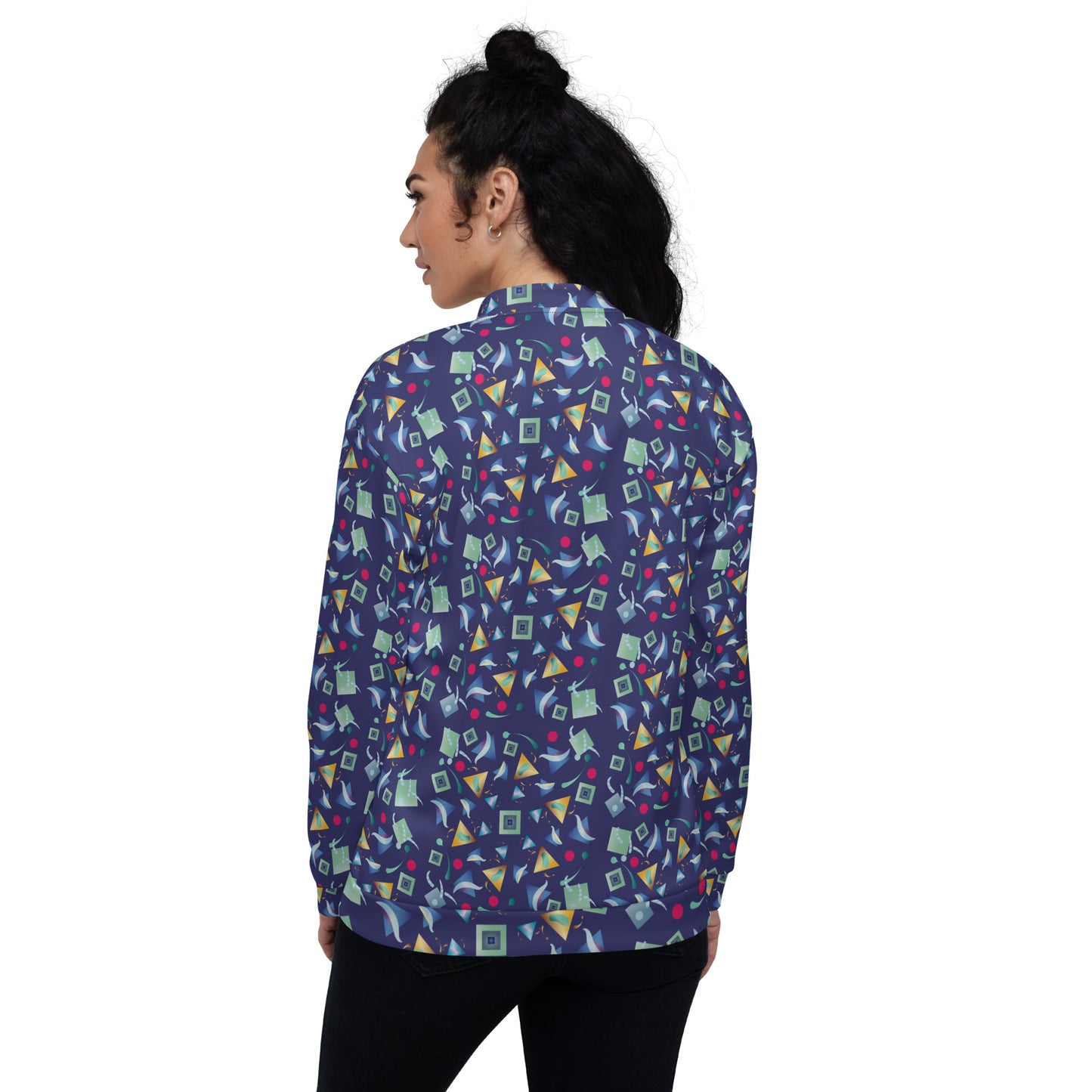 Unisex Bomber Jacket Kukloso Whimsical No 11 G Free Shipping