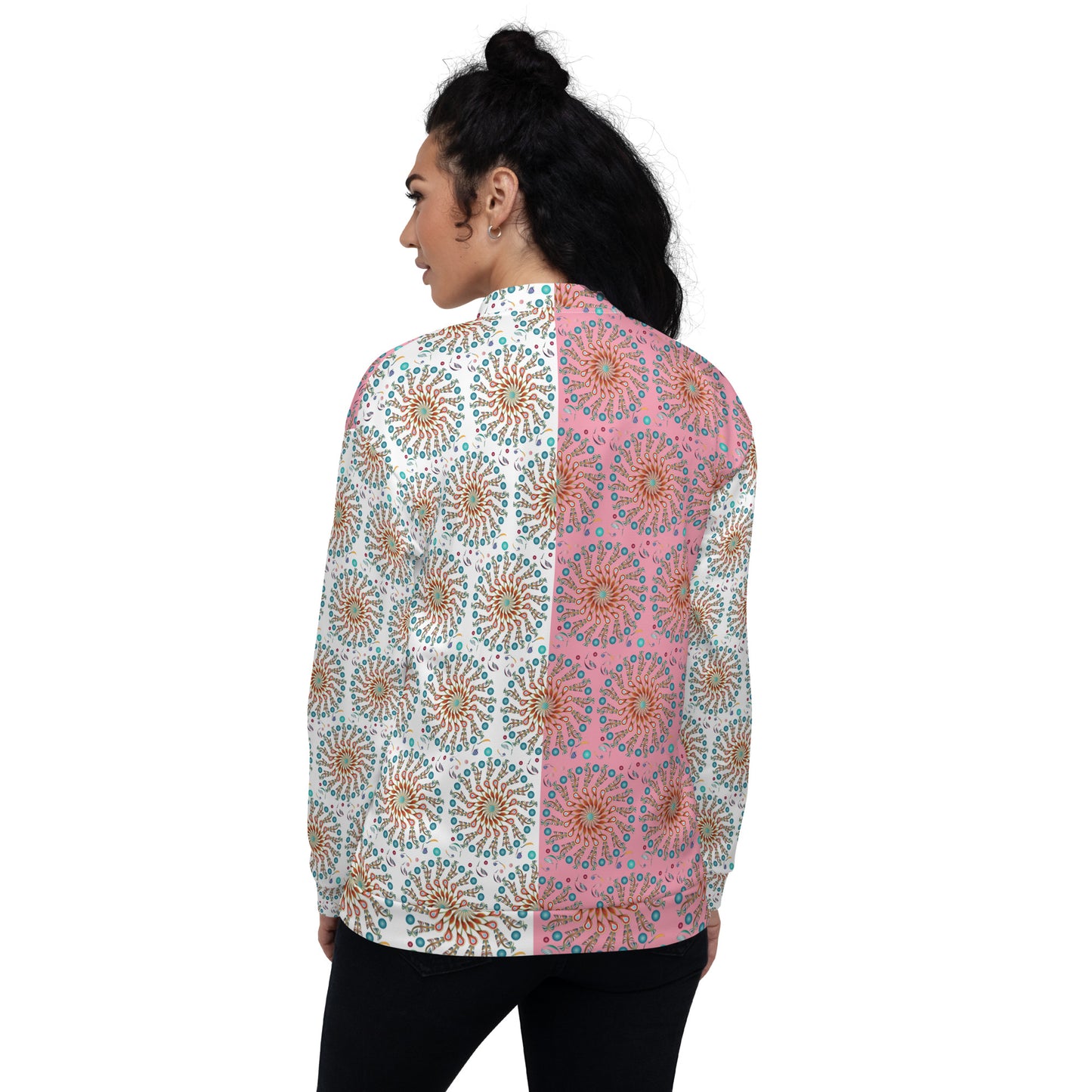 Unisex Bomber Jacket Kukloso Whimsical No 14 A Free Shipping