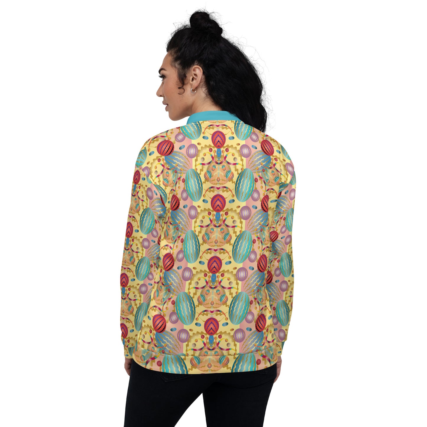 Unisex Bomber Jacket Kukloso Whimsical No 20 A Free Shipping