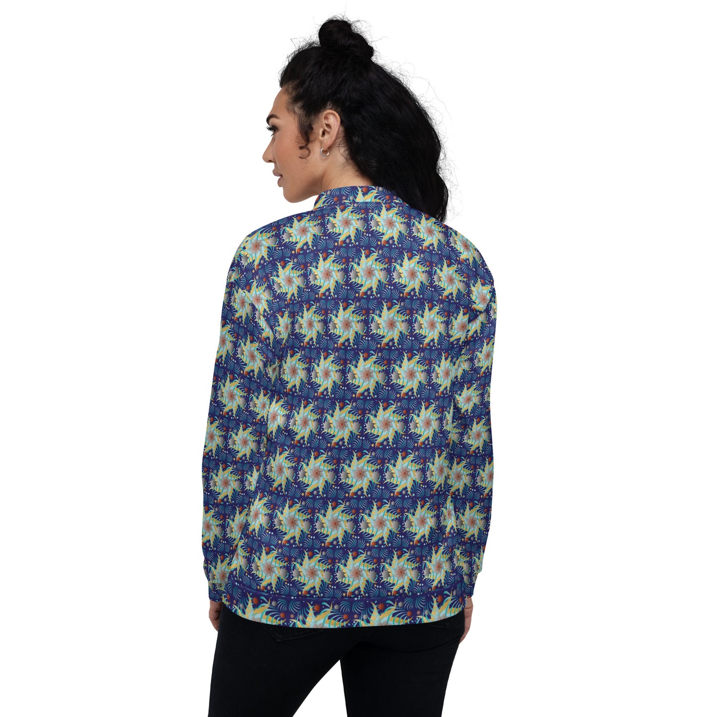 Unisex Bomber Jacket Kukloso Whimsical No 26 A Free Shipping