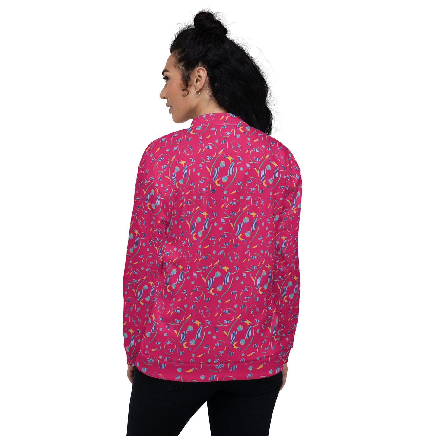 Unisex Bomber Jacket Kukloso Whimsical No 80 A Free Shipping Product