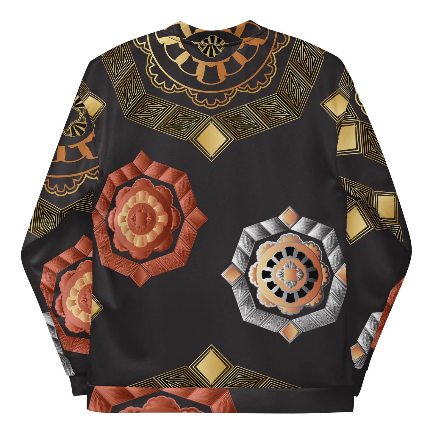 Unisex Bomber Jacket Kukloso Mandala Melange No 1 - Free Shipping