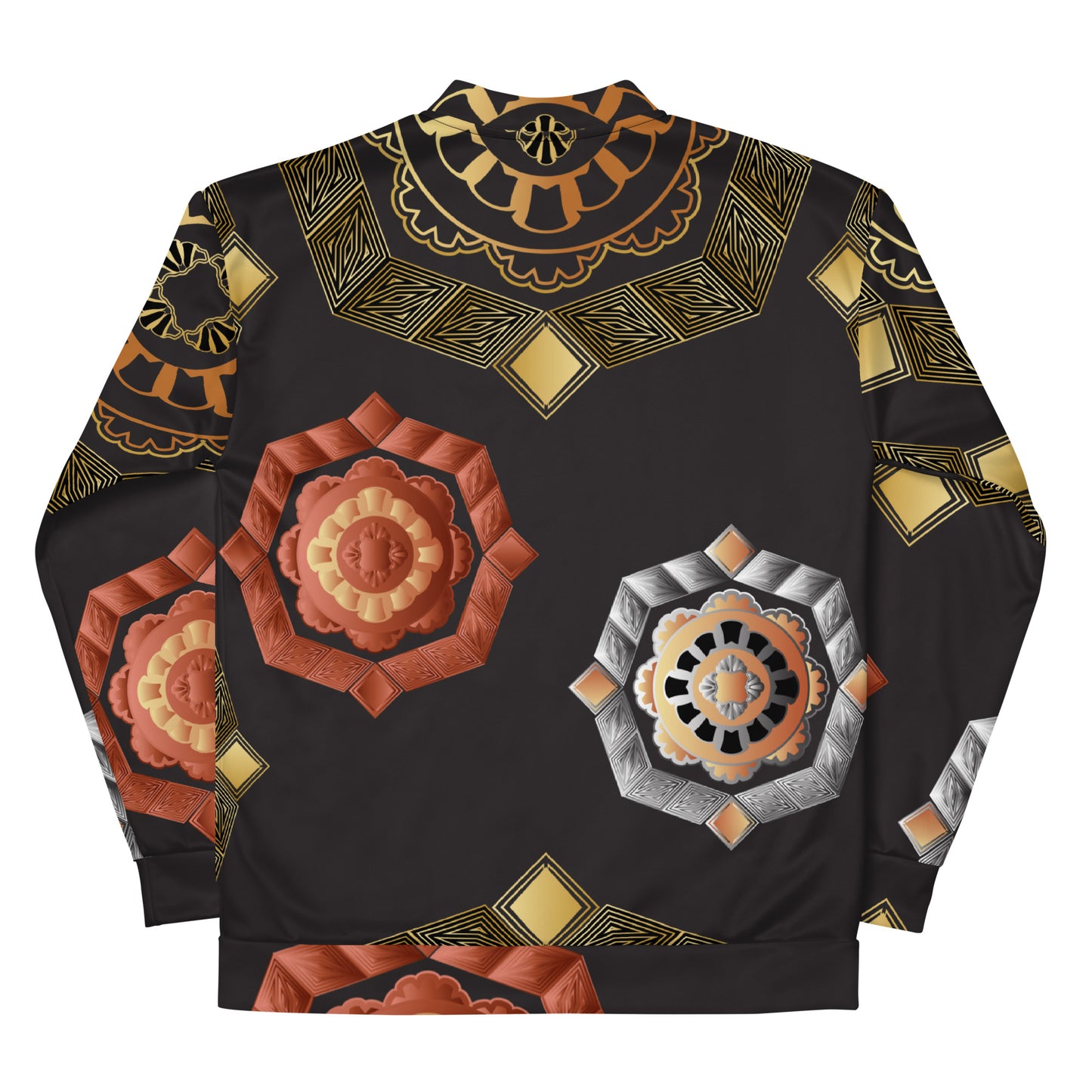 Unisex Bomber Jacket Kukloso Mandala Melange No 1 - Free Shipping