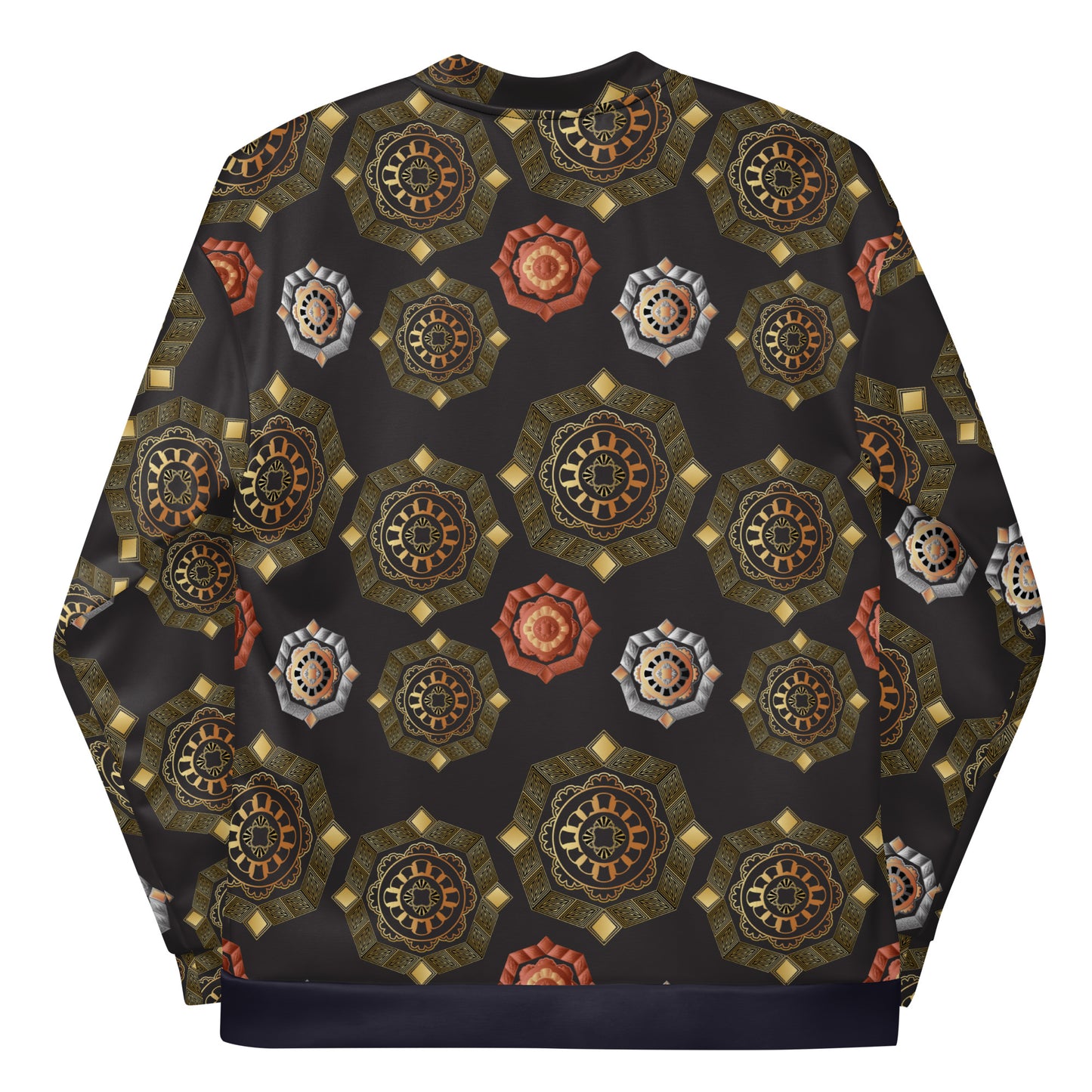 Unisex Bomber Jacket Kukloso Mandala Melange No 2 - Free Shipping