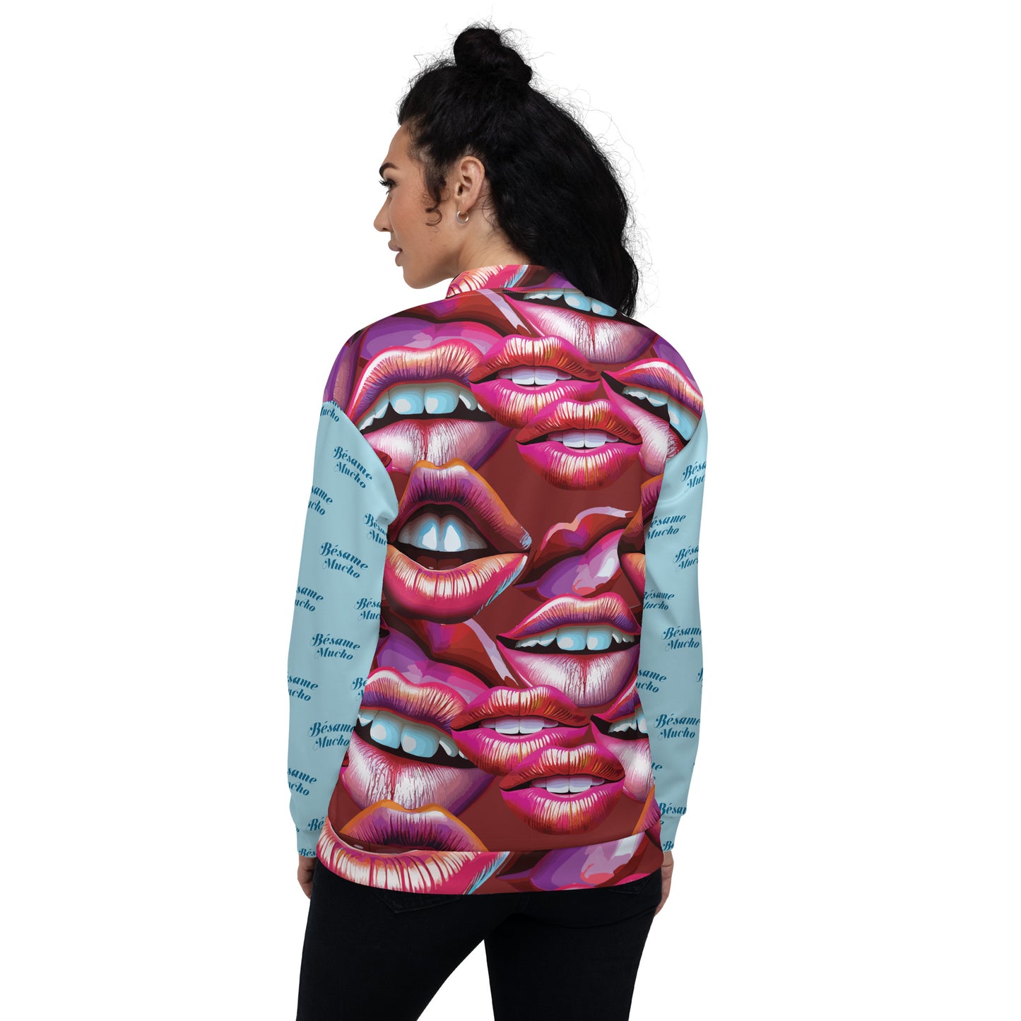 Unisex Bomber Jacket Kukloso Besame Mucho No 1 - Free Shipping