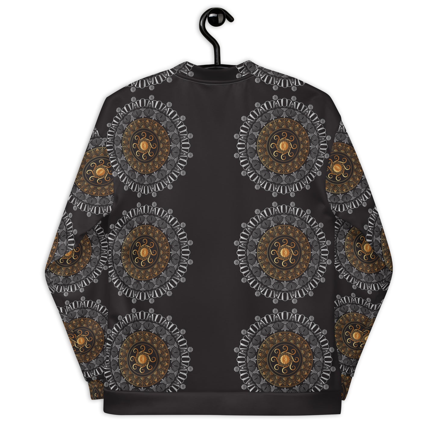 Unisex Bomber Jacket Kukloso Kuklos Mandala No 4321 - Free Shipping