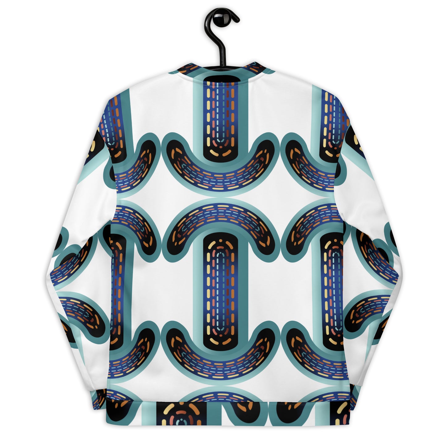 Unisex Bomber Jacket Kukloso Abstracticon No 3 - Free Shipping