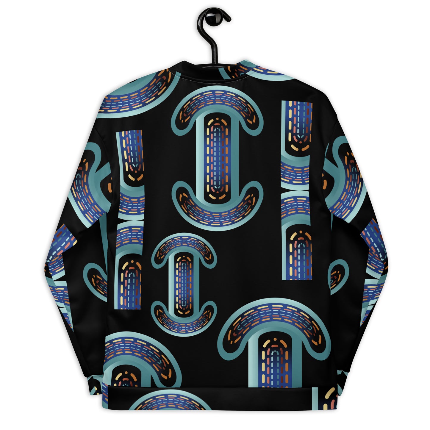 Unisex Bomber Jacket Kukloso Abstracticon No 4 - Free Shipping