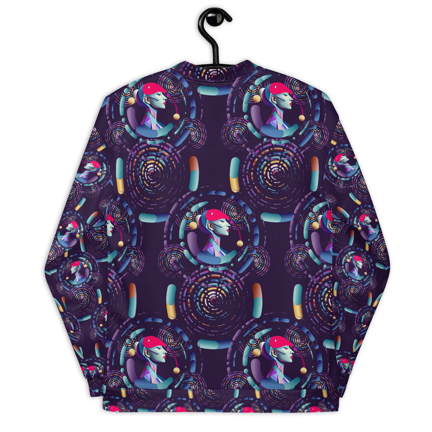 Unisex Bomber Jacket Kukloso Abstracticon No 22 - Free Shipping