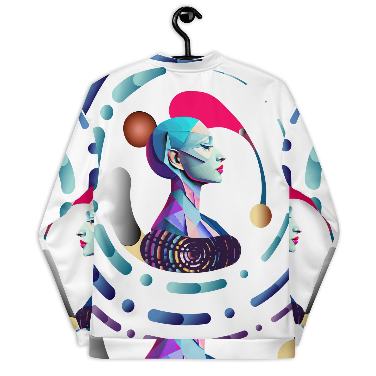 Unisex Bomber Jacket Kukloso Abstracticon No 12 - Free Shipping