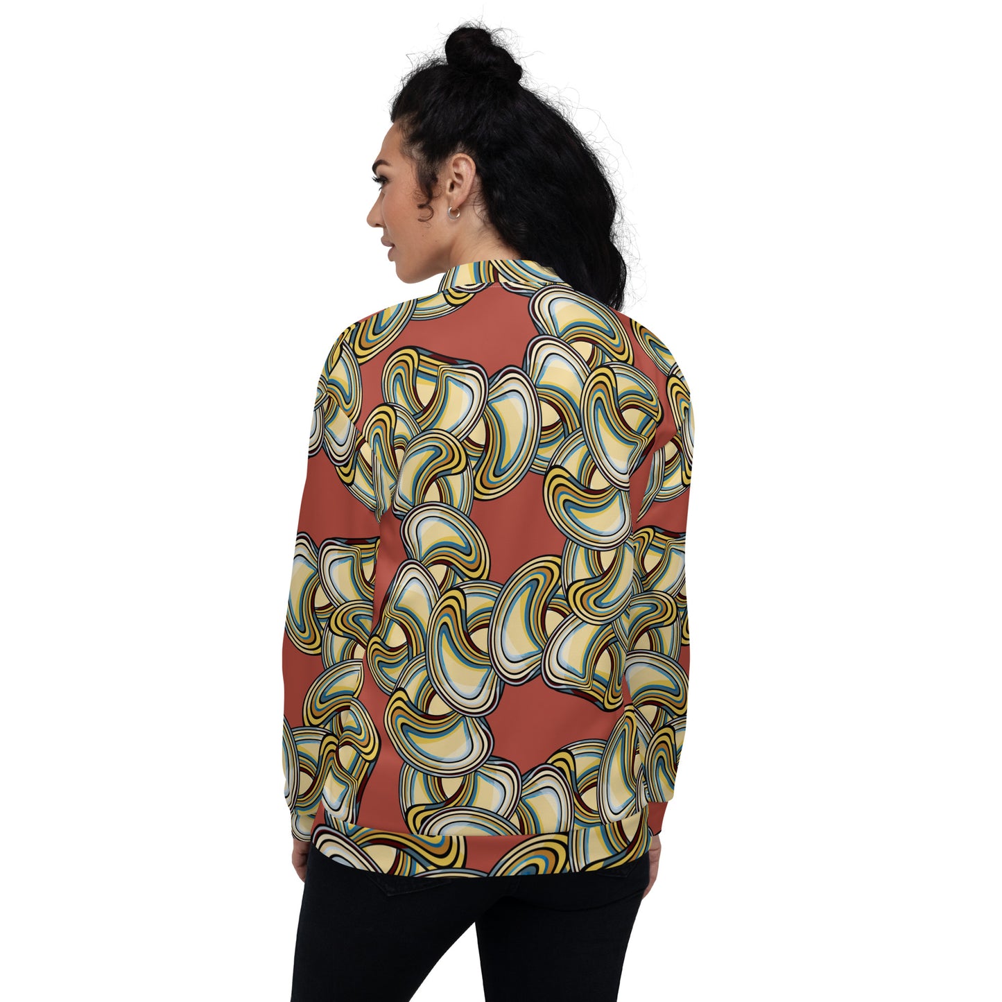 Unisex Bomber Jacket Kukloso Abstracticon No 11 - Free Shipping