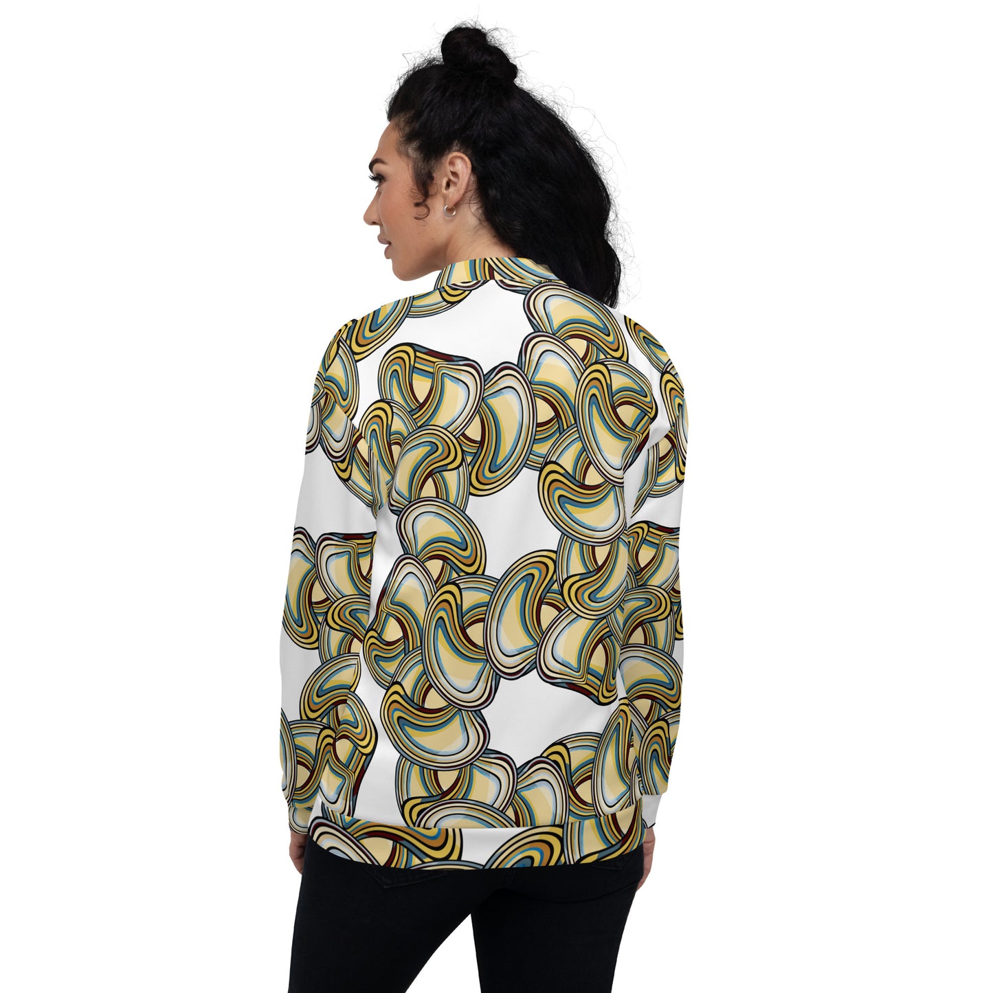 Unisex Bomber Jacket Kukloso Abstracticon No 10 - Free Shipping