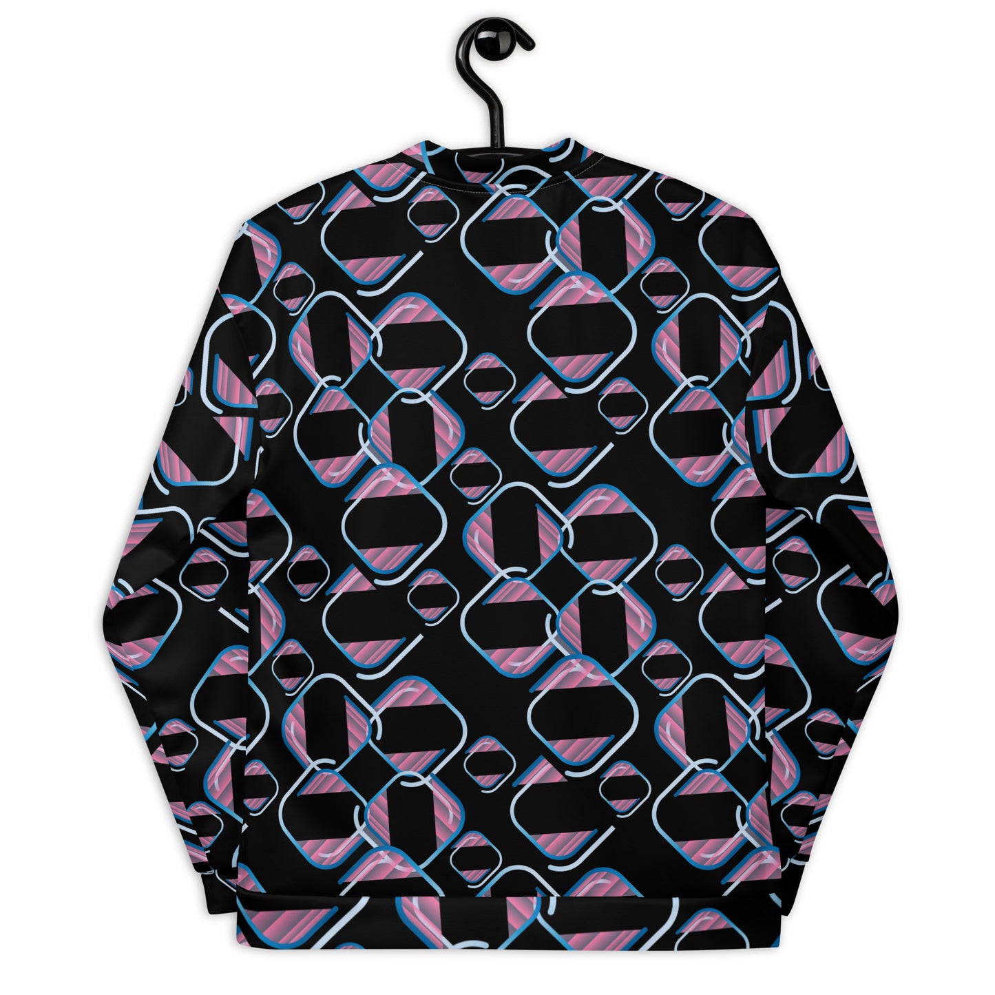 Unisex Bomber Jacket Kukloso Abstracticon Pattern No 4 - Free Shipping