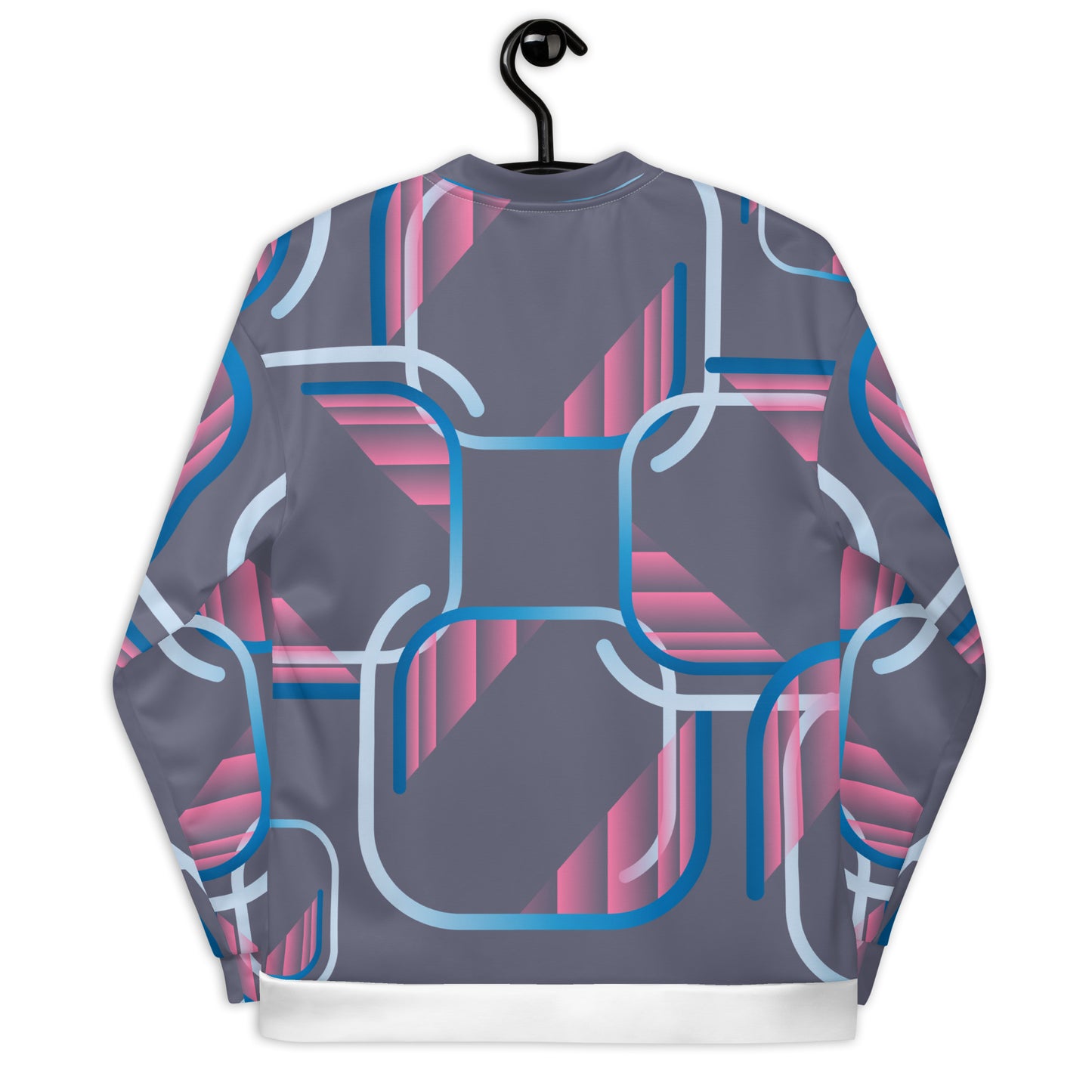 Unisex Bomber Jacket Kukloso Abstracticon Pattern No 3 - Free Shipping