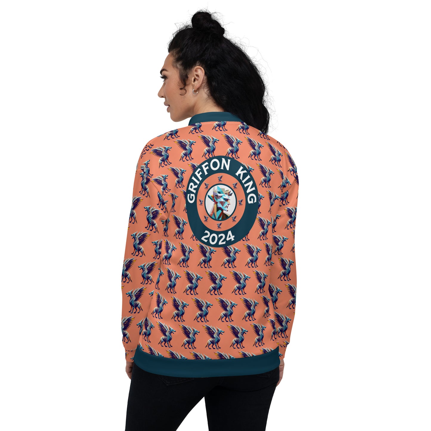 Unisex Bomber Jacket Kukloso Griffon King - Free Shipping