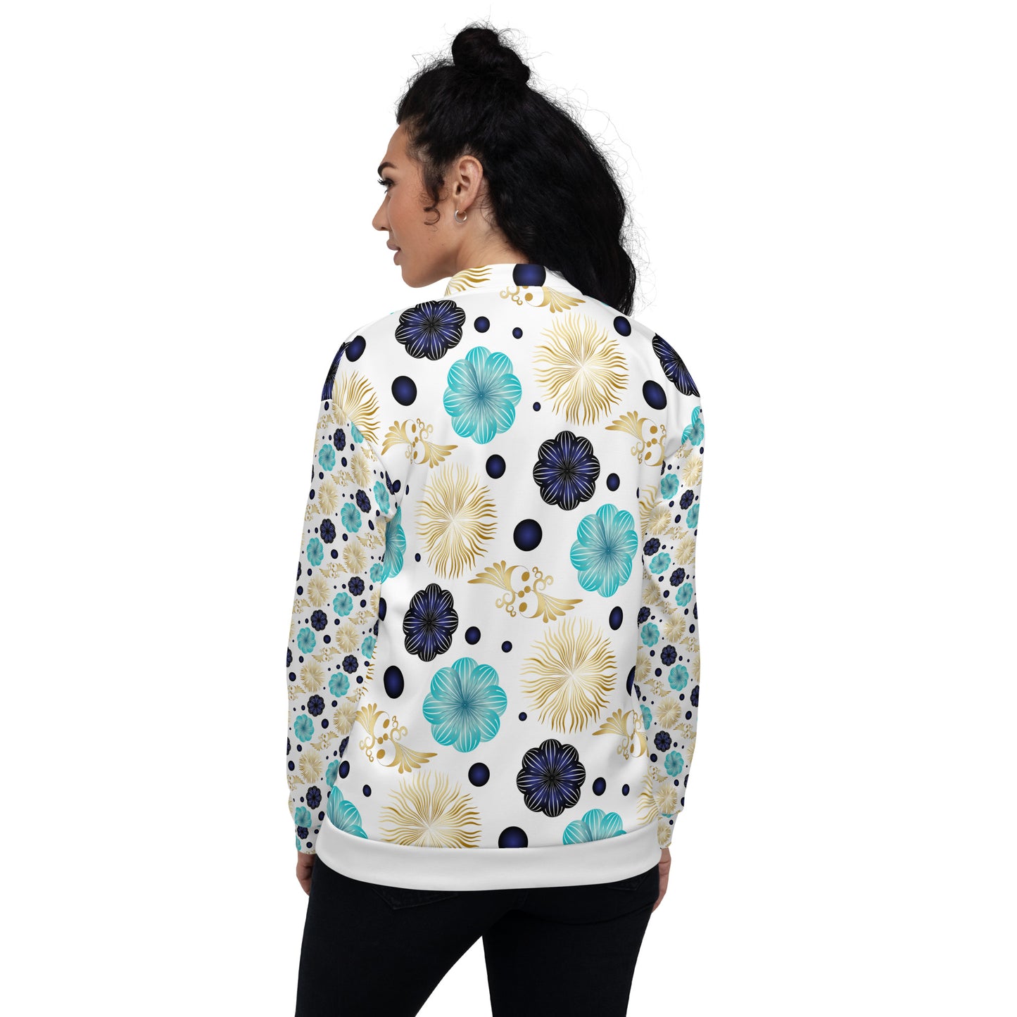 Unisex Bomber Jacket Kukloso Abstractical No 222 - Free Shipping