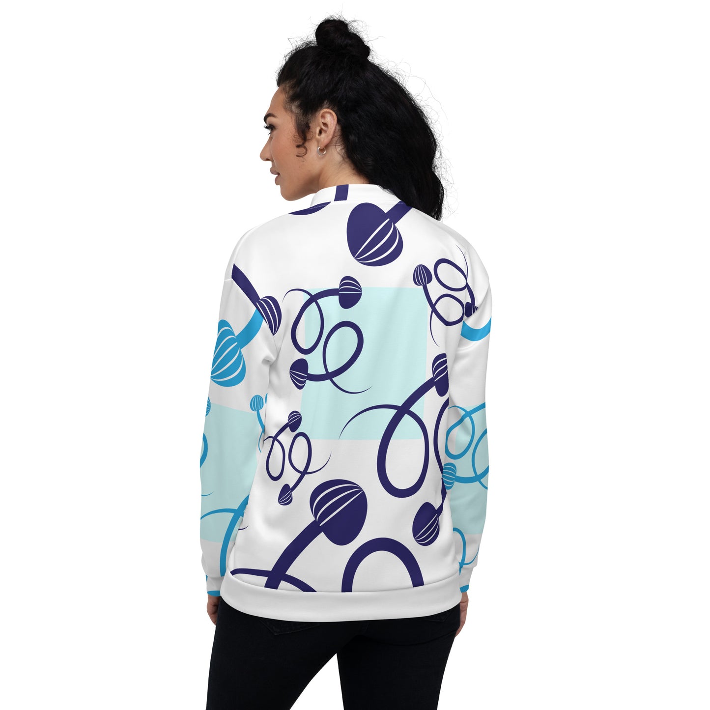 Unisex Bomber Jacket Kukloso Abstractical No 275 - Free Shipping