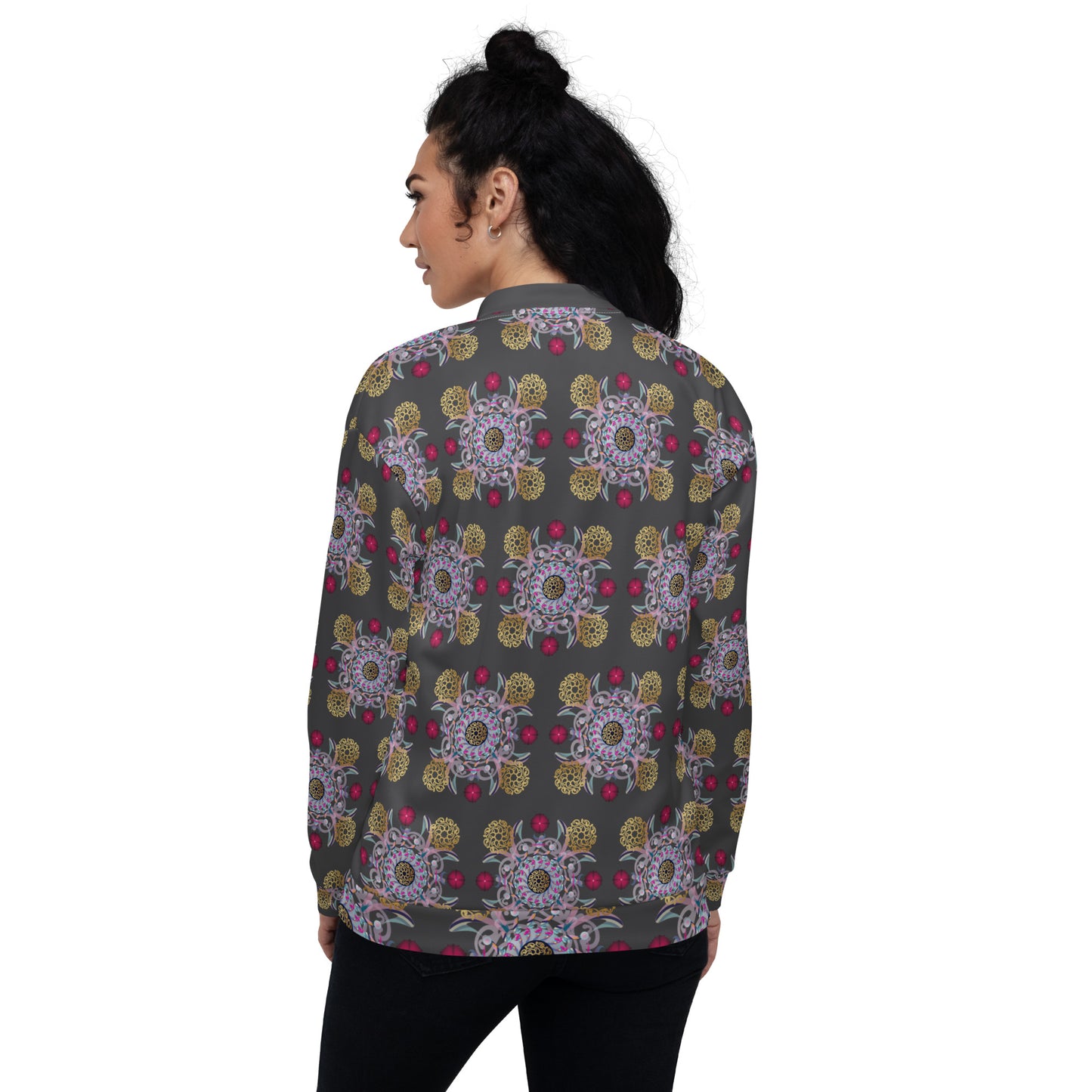 Unisex Bomber Jacket Kukloso Abstractical No 17 - Free Shipping