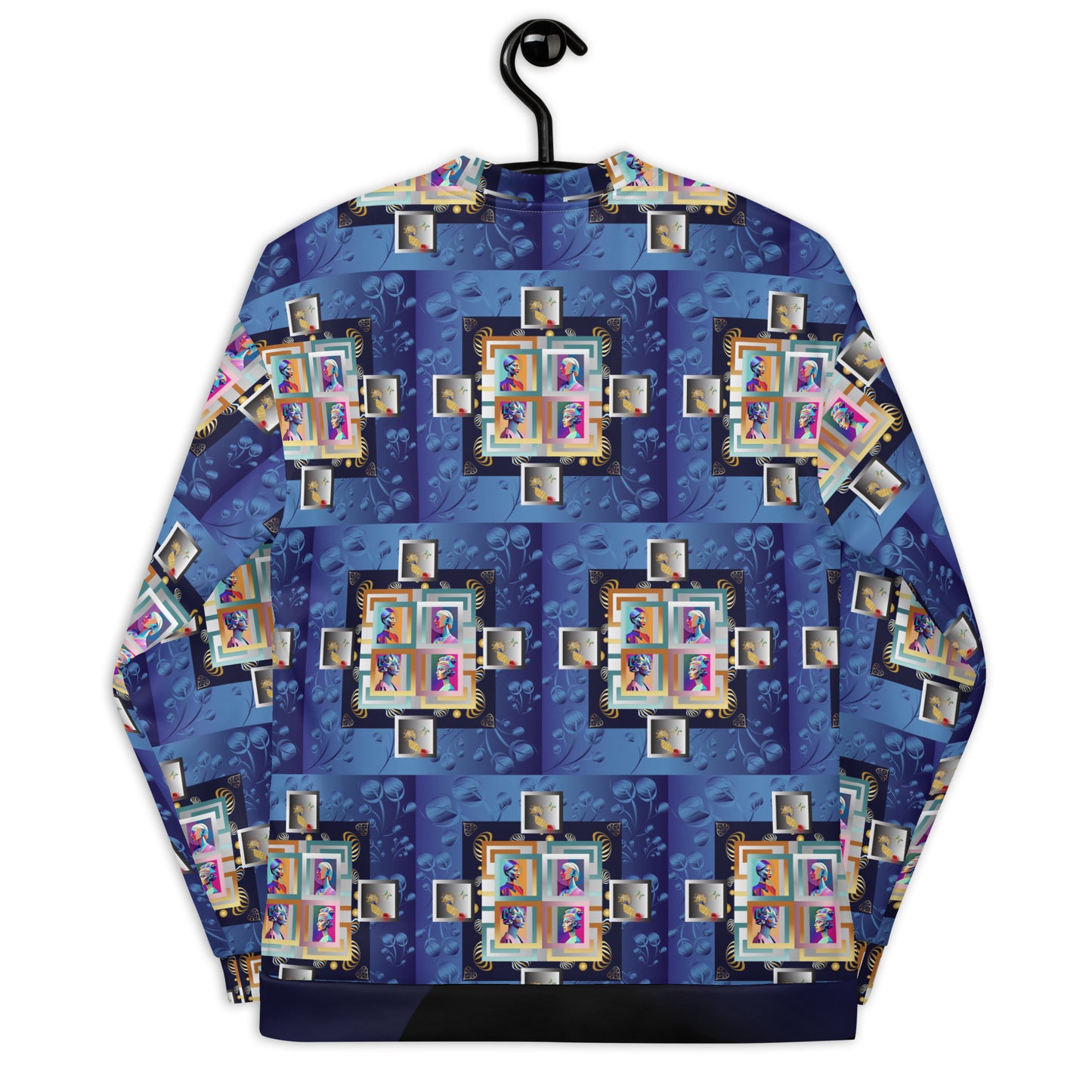 Unisex Bomber Jacket Kukloso Four Ladies Collage No 1 Small Pattern - Free Shipping