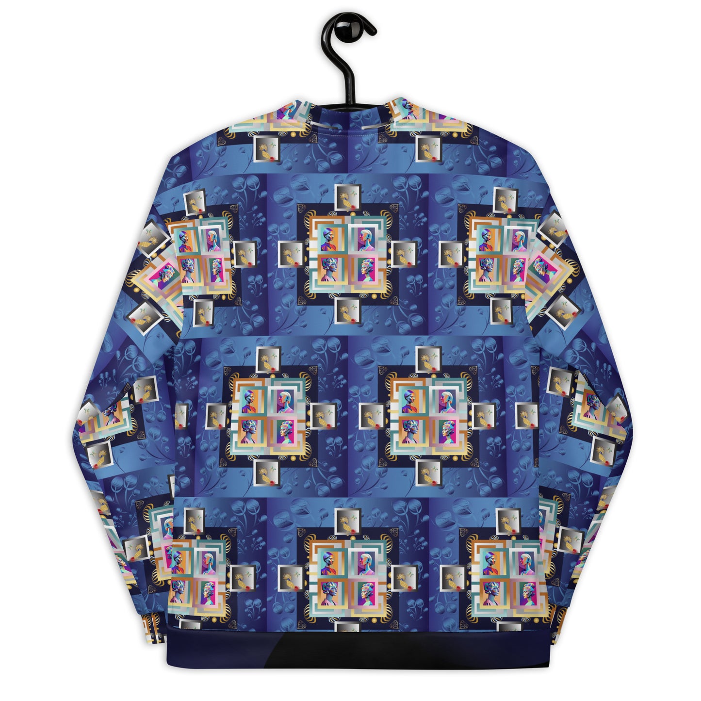 Unisex Bomber Jacket Kukloso Four Ladies Collage No 1 Medium Pattern - Free Shipping