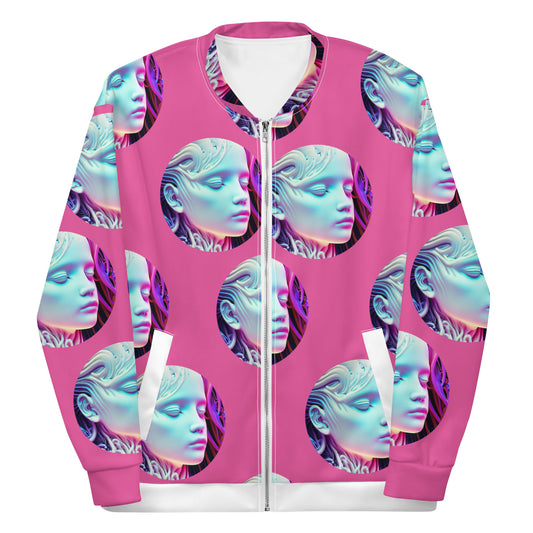 Unisex Bomber Jacket Kukloso Space Face No 12 - Free Shipping