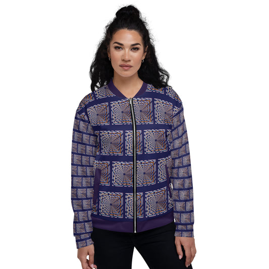 Unisex Bomber Jacket Kuklos Pattern No 57 No 1 Free Shipping