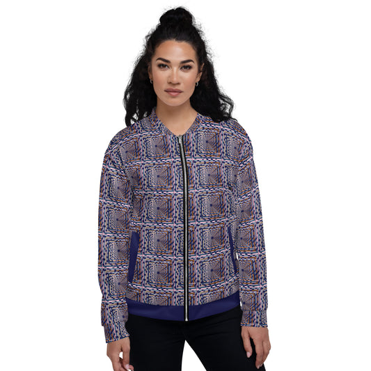 Unisex Bomber Jacket Kuklos Pattern No 57 No 2 Free Shipping