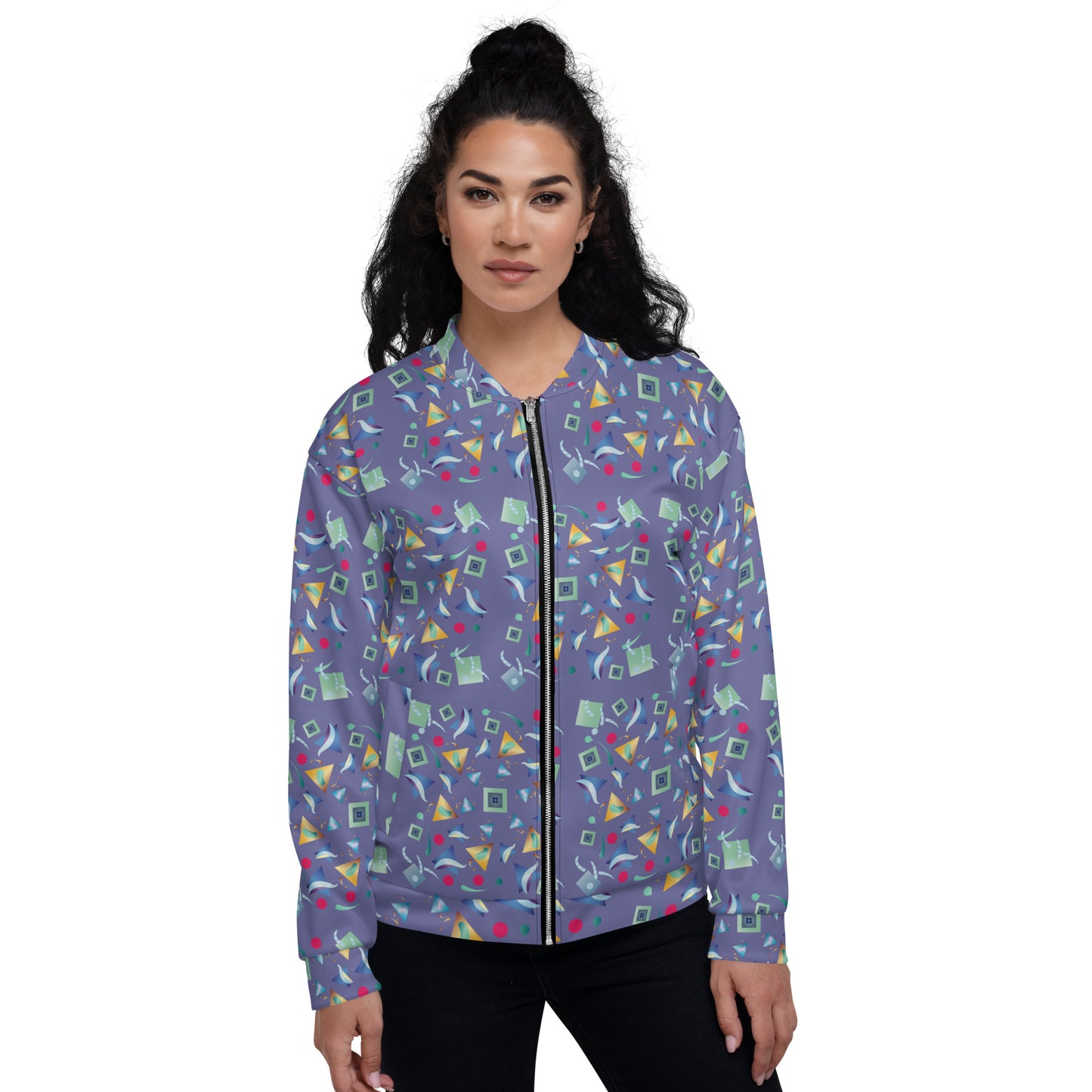 Unisex Bomber Jacket Kukloso Whimsical No 11 C Free Shipping