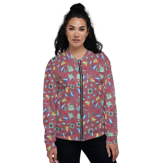 Unisex Bomber Jacket Kukloso Whimsical No 11 D Free Shipping